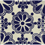 Mexican tile pattern vector image